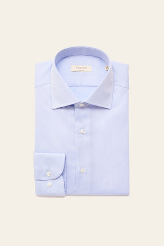 Barga Classic – blue Italian classic collar shirt | VESTITI